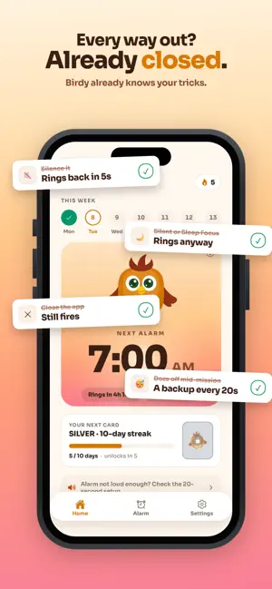 Birdy: Wake Up Alarm Clock screenshot 4