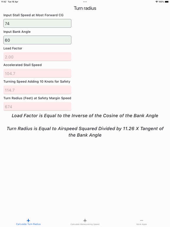 Screenshot #4 pour Turn Radius Calculator