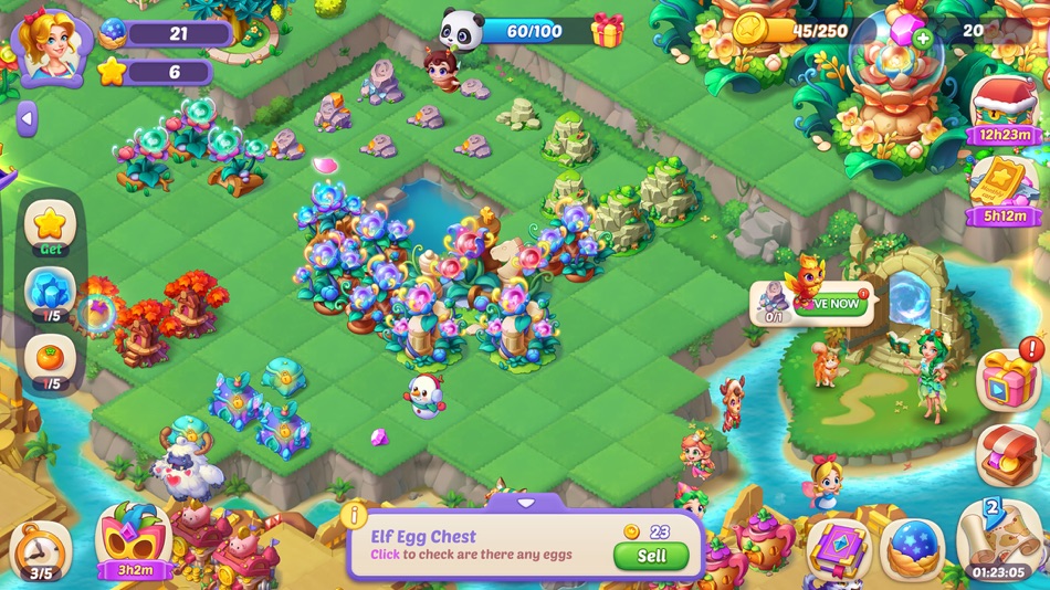 #5. Merge Neverland (iOS) Bởi: IVYMOBILE INTERNATIONAL ENTERPRISE LIMITED