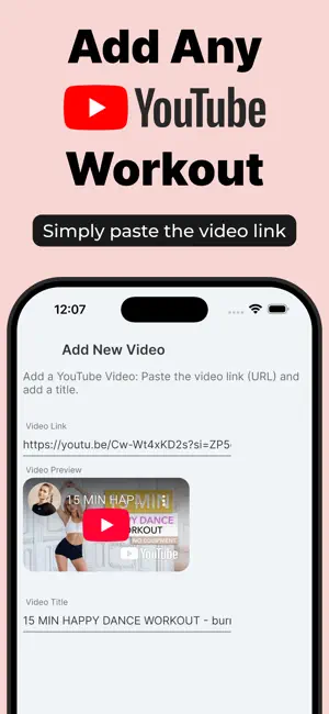 Workout Tracker for YouTube screenshot 2