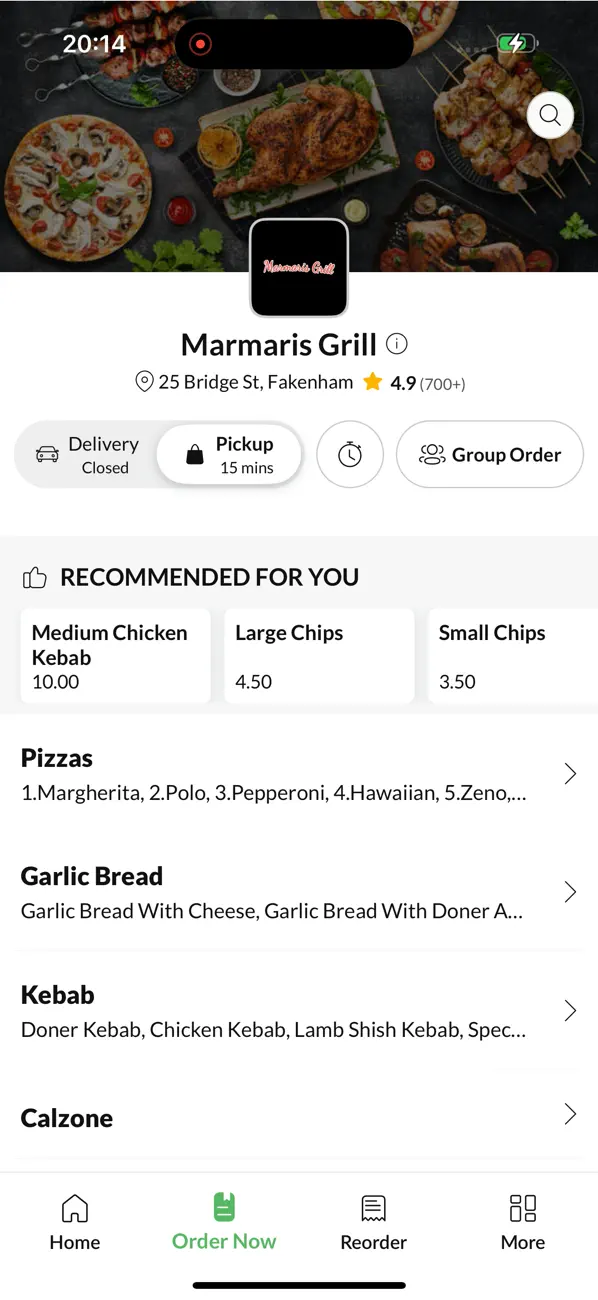 Screenshot #2 pour Marmaris Grill.