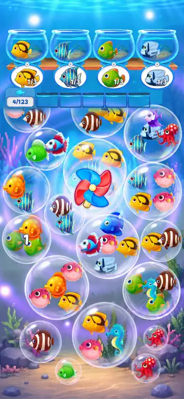 Fish Sort: Juego De Burbujas screenshot 5 of 7