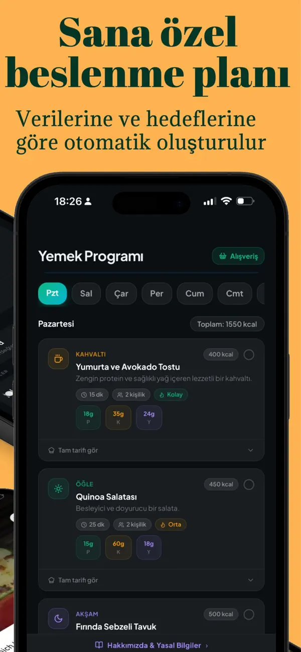 Screenshot #2 pour BioBite by Enerjik Mutfak