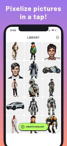 【图】PixelMe:像素画头像照片生成(截图1) 【图】PixelMe:像素画头像照片生成(截图1)
