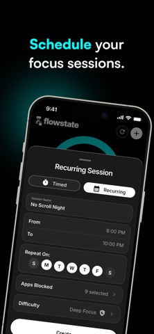 Flowstate: Block Apps & Focus Screenshot 4 of 7