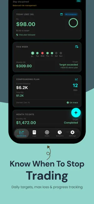 VeriPip: Trade Journal Goals screenshot 4