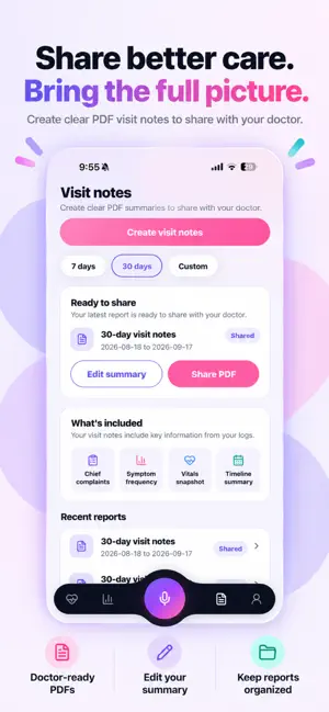 LogSymptoms: AI Health Tracker screenshot 3