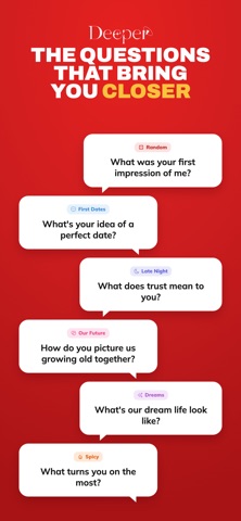 Relationship Questions: Deeper Screenshot 1 of 5