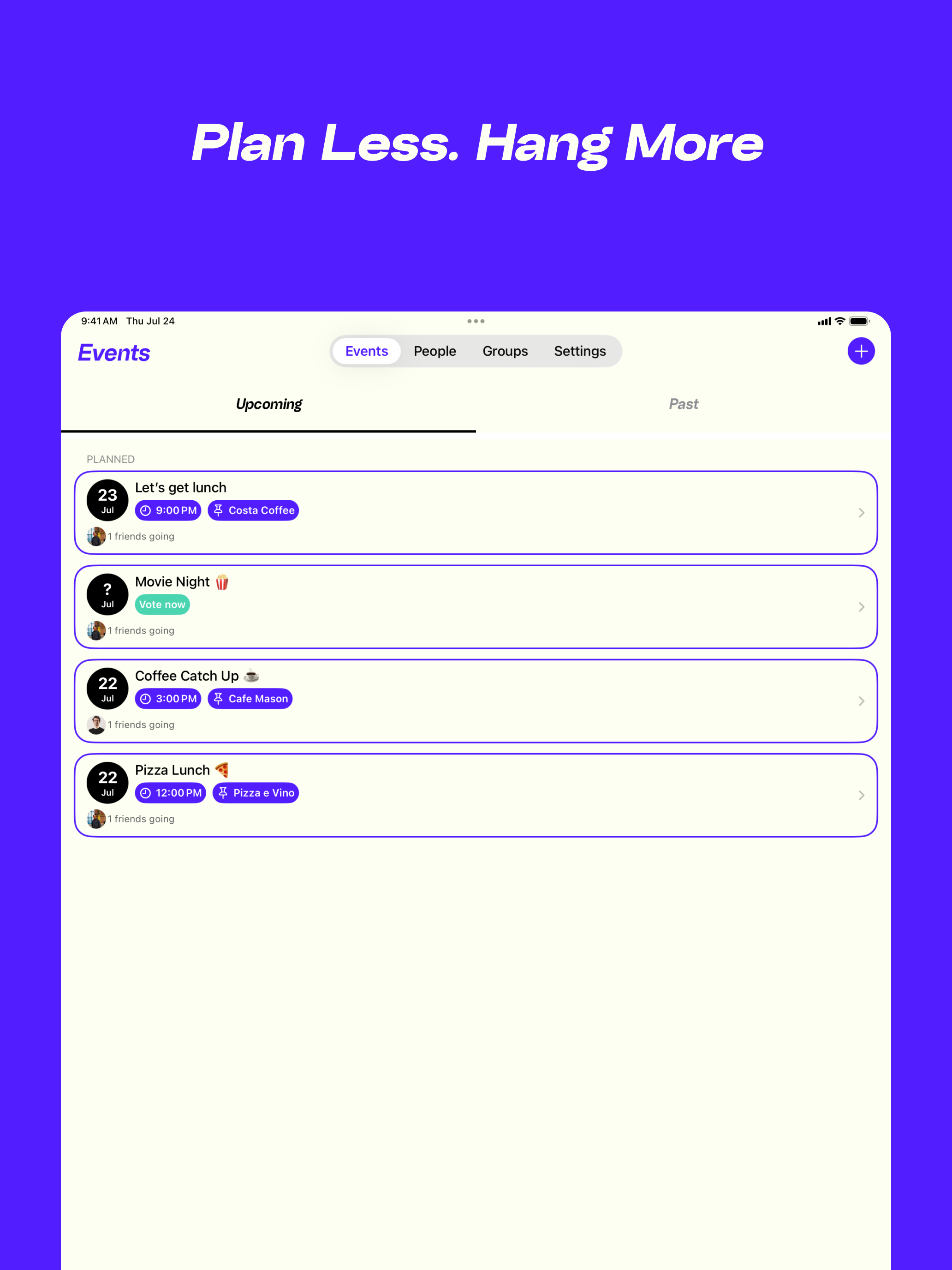 Hangs: Plan IRL Events screenshot 5