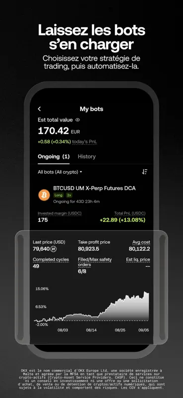 OKX - Achat & Earn BTC, DeFi screenshot 8 of 9