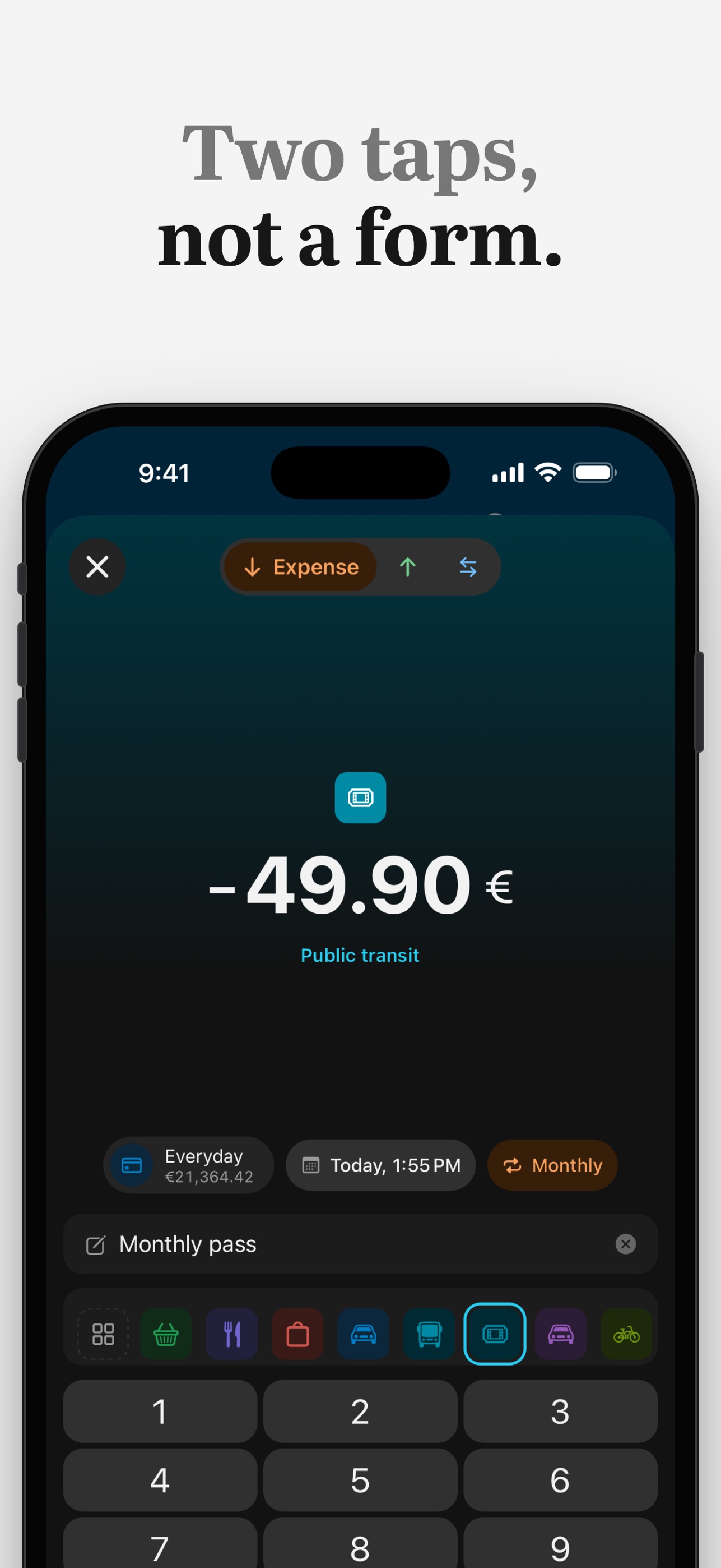 Screenshot 5 of Topf: Expense Tracker