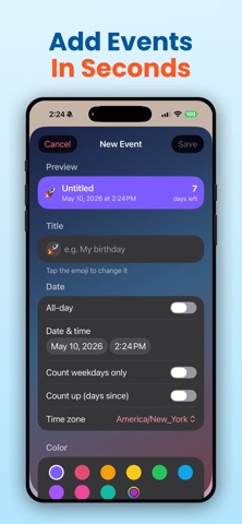 Pro Countdown Screenshot 2 of 9