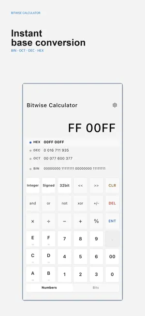 Bitwise Calculator Pro screenshot 3