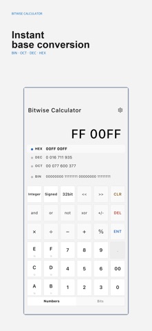 Bitwise Calculator Pro Screenshot 3 of 8