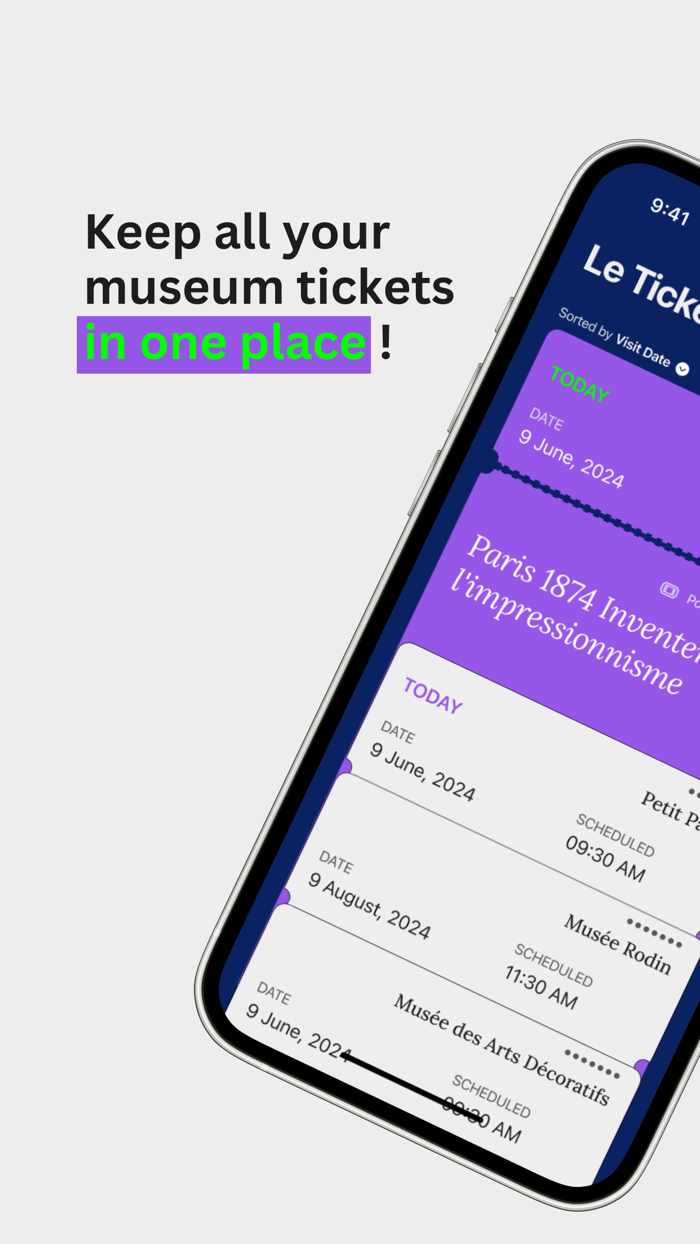 Le Ticket - For museum lovers