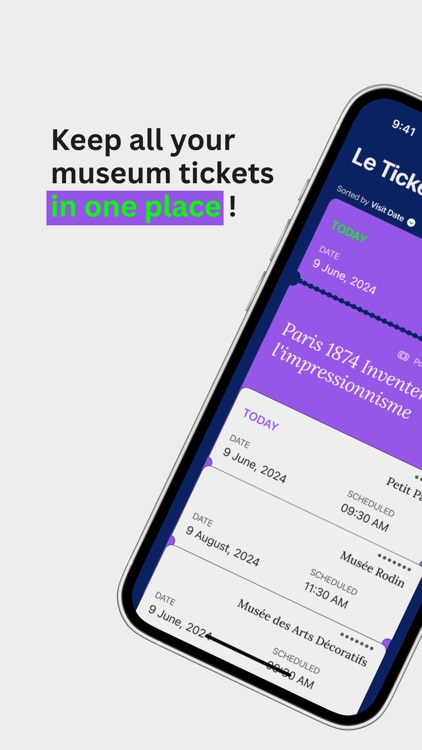 Le Ticket - For museum lovers