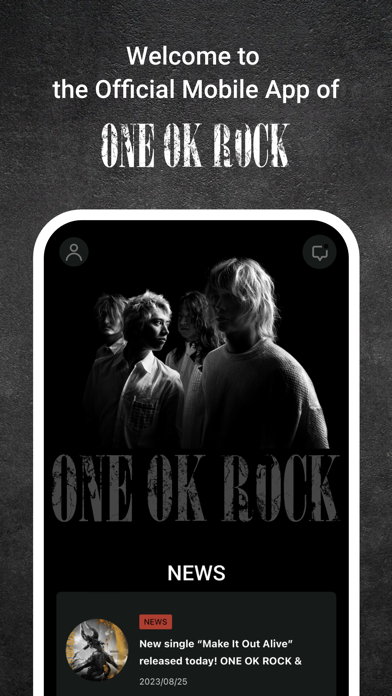 ONE OK ROCK iPhone screenshot 1 - Music app