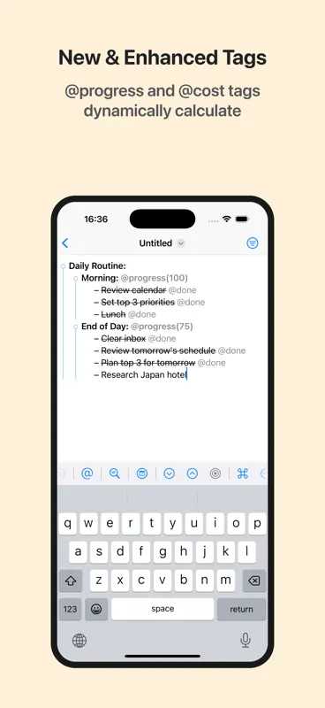 PaperTrail: TaskPaper Client screenshot 8 of 10
