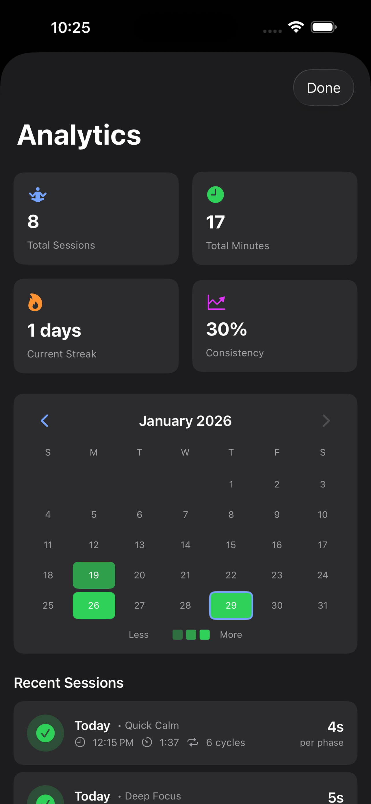 Orris: Breathing Exercises screenshot 7