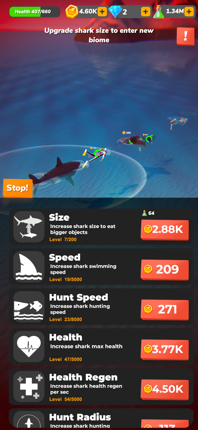 Shark Clicker - RPG