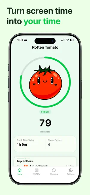 Tomato: Screen Time Control screenshot 1