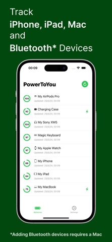 Battery Widget: PowerToYou App Store preview screenshot 2