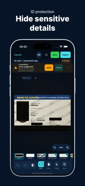 MaskID: Protects files and IDs screenshot 1