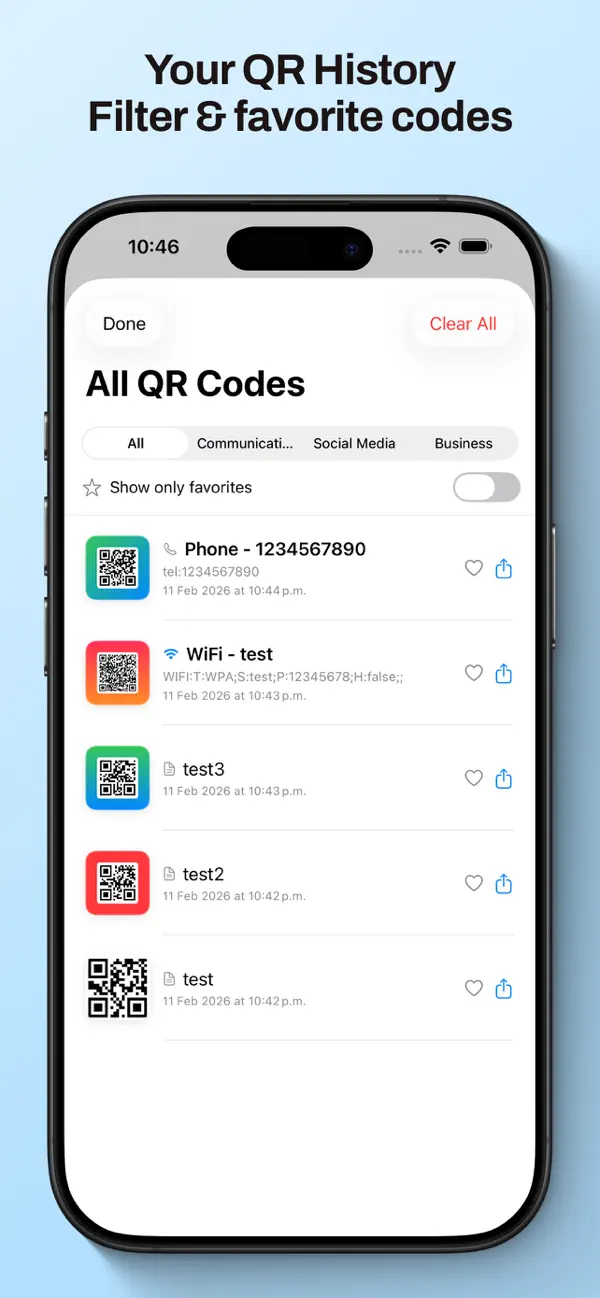 #4. QR Generator: Code Maker (iOS) Ved: Luis Rosas