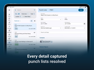 Construct Project Management iPad screenshot