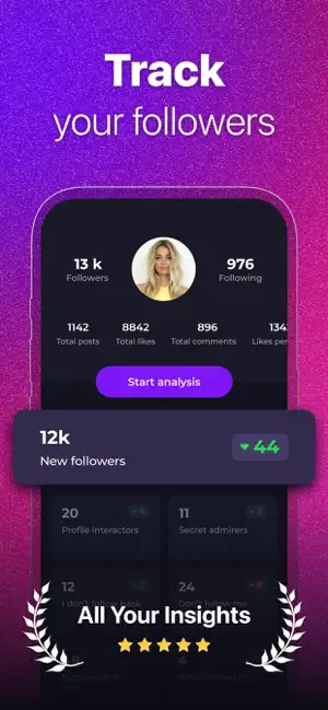 Reports・Followers Unfollowers screenshot 1