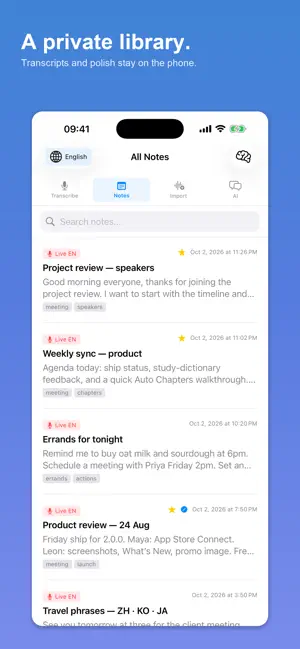 LocalVoiceNote screenshot 4