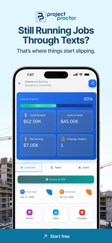 Project Proctor: Construction iPhone screenshot