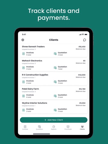 Invoice Simple - Estimate App iPad screenshot