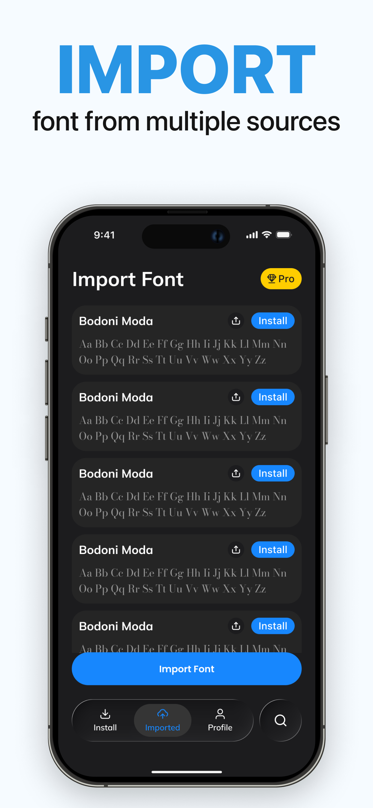 Install Fonts - Font Installer screenshot 7