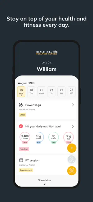 24/7 Health Club. screenshot 2