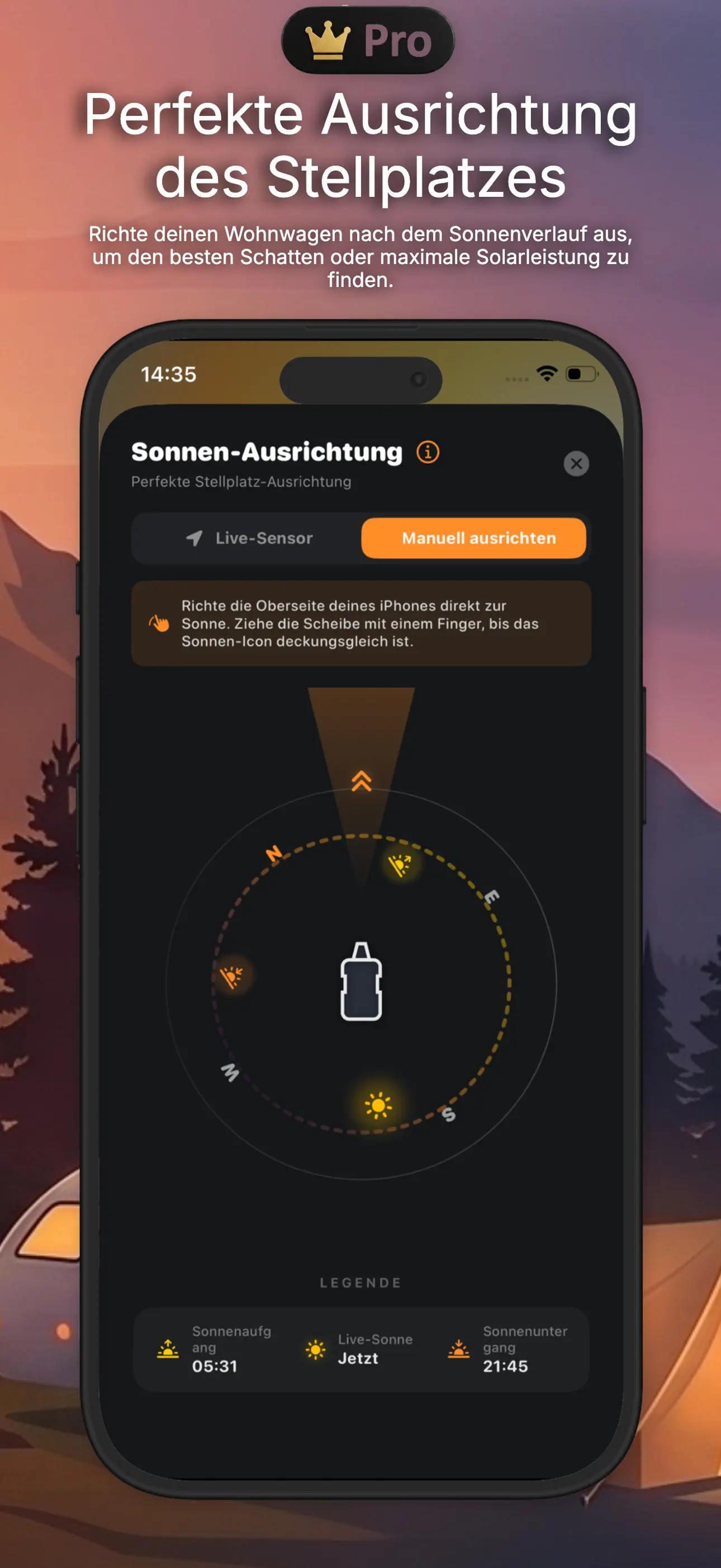 Camping-Wetter: Wind, Sonne 스크린샷 3