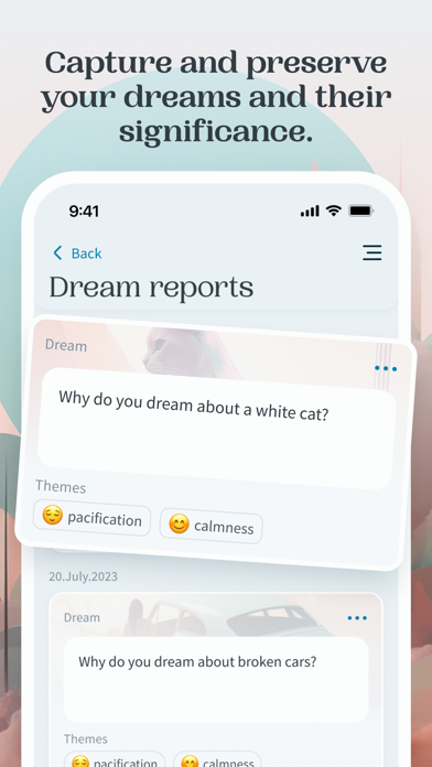 WeDream - Dream Journal App Screenshot