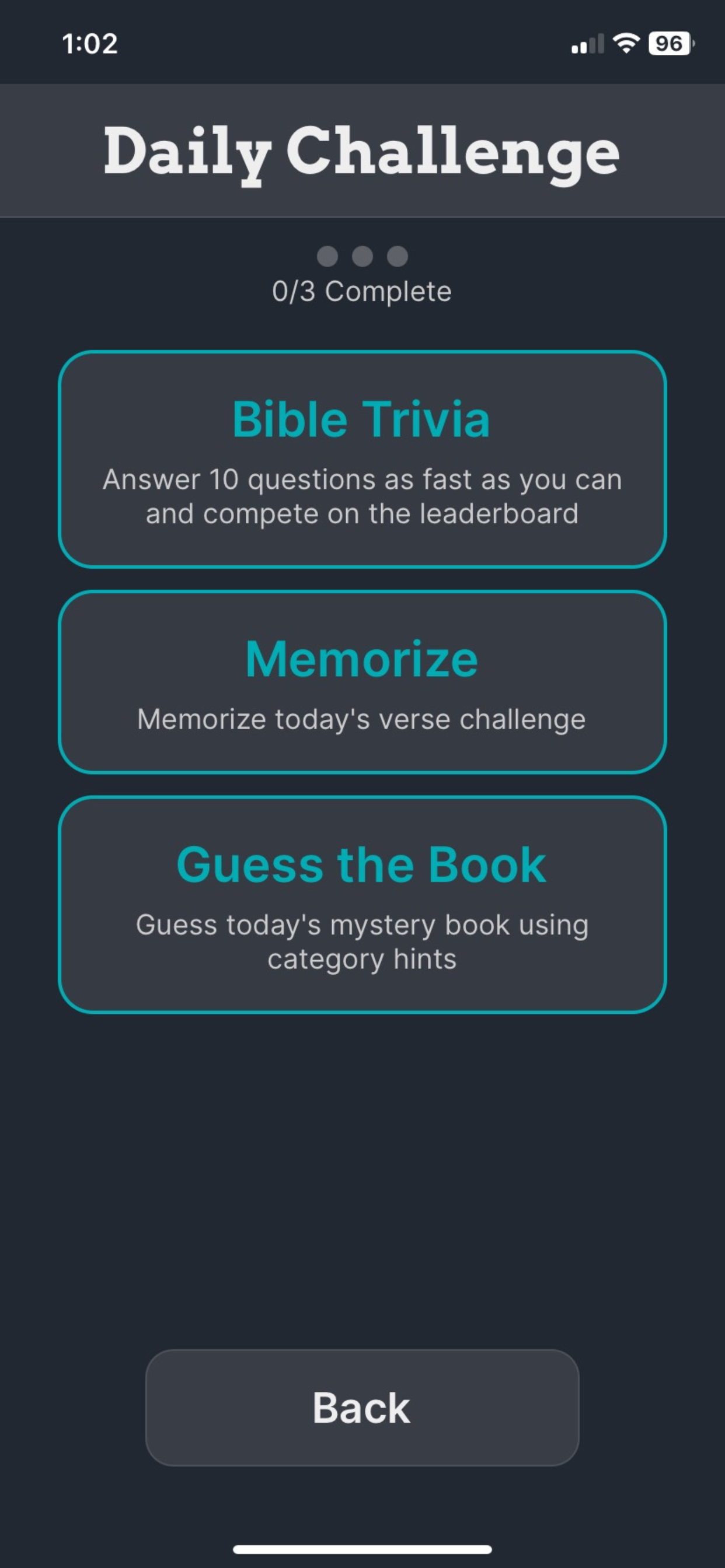 Memoria: Bible Trivia