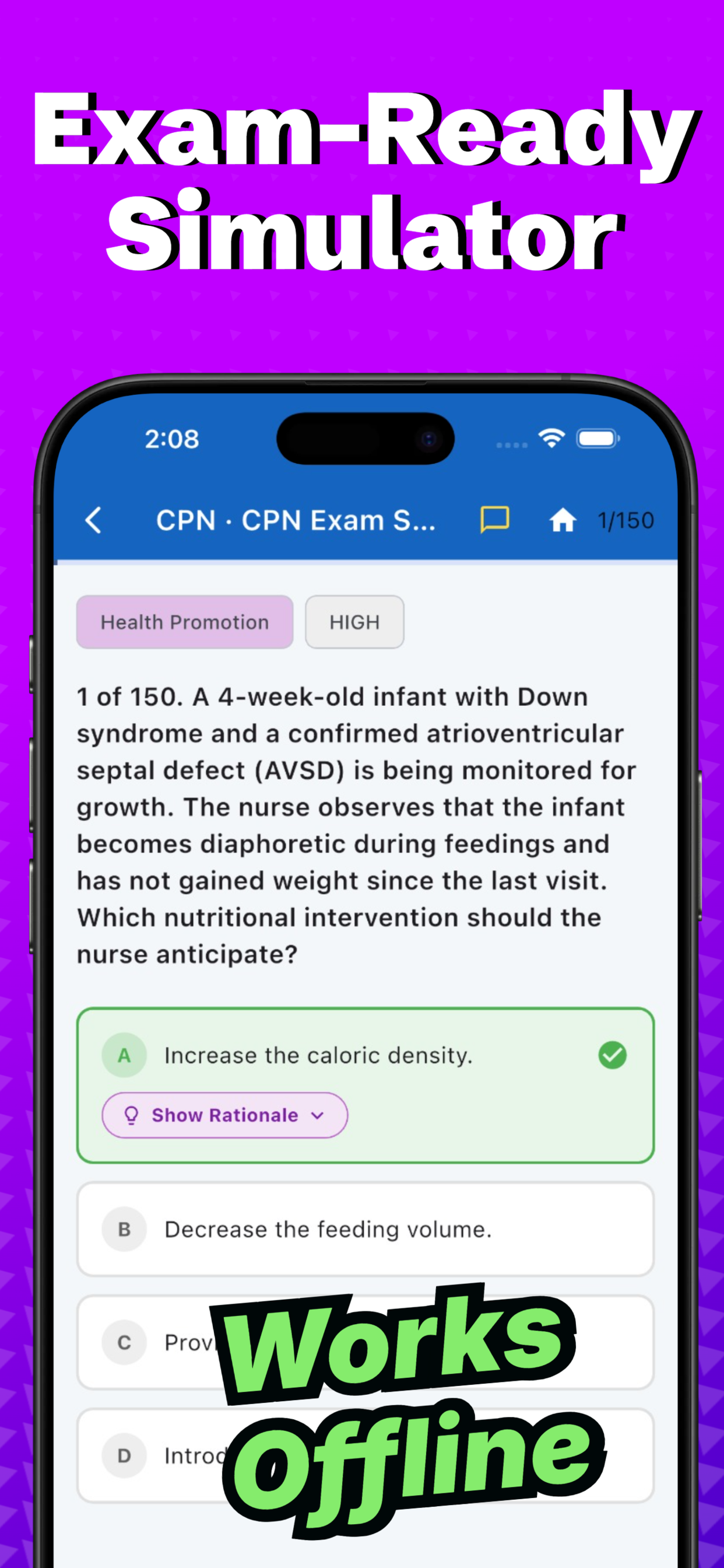 CPN Pediatric Nurse Exam 2026 screenshot 6