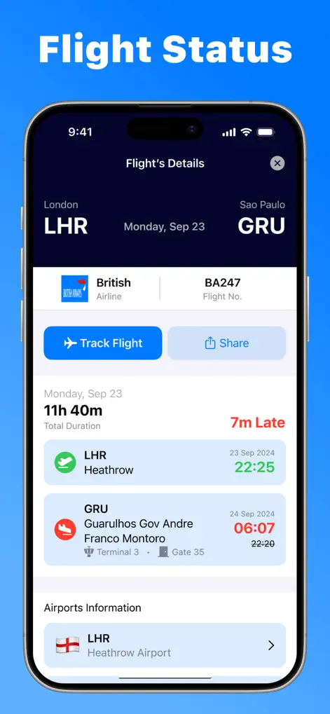 Flight Tracker, Plane Finder - Travel App | MWM