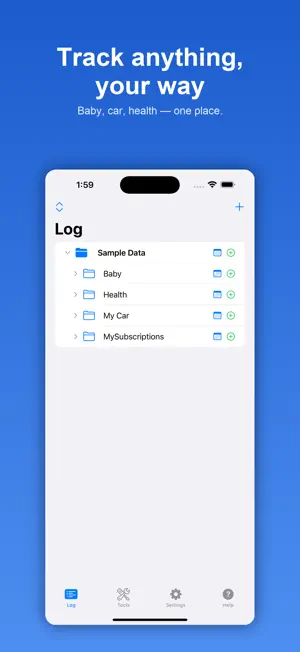 Log It All screenshot 1