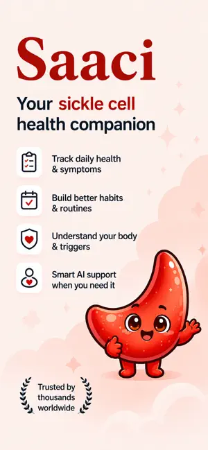 Saaci - Smart Sickle Cell App screenshot 1