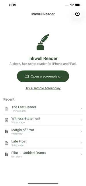 Inkwell Reader screenshot 2