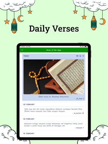 Somali  Quran Offline iPad screenshot