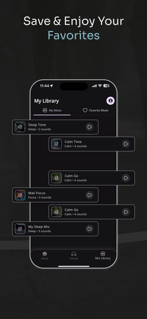 ‎WaveMix Sleep Sound Soundscape Screenshot