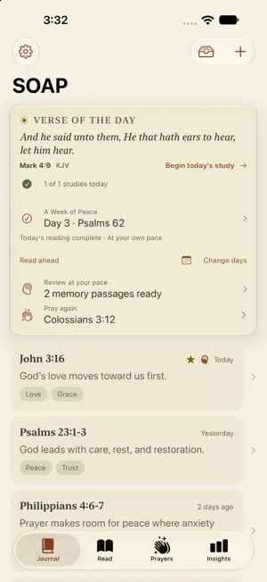 SOAP Bible Study Tool screenshot 1