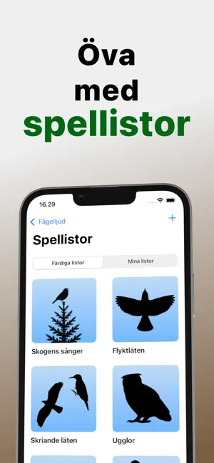 Nordiska fågelljud iPhone screenshot 3