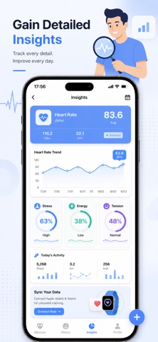 Heart Rate, Blood Pressure Log screenshot