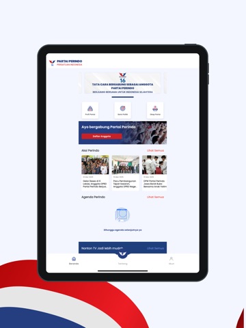 Partai Perindo iPad screenshot 1