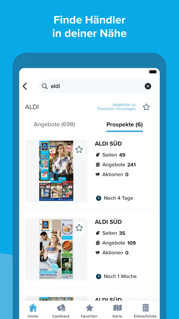 marktguru Prospekte & Angebote iPhone App Screenshot 4 – Shopping